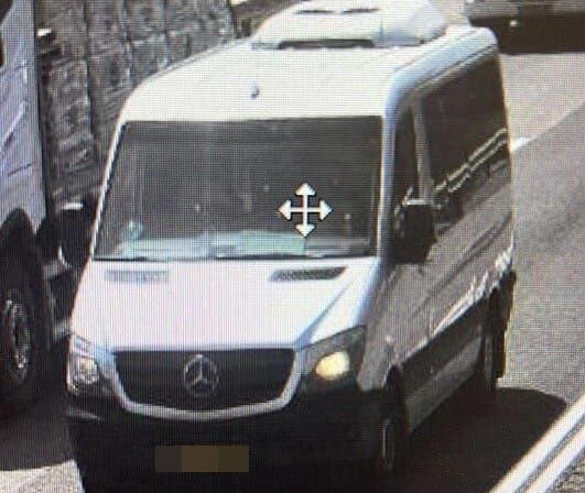 תיעוד רכב המחבלים בכביש 6