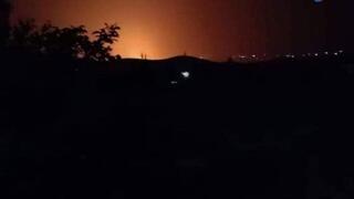 תיעוד ערבי מהתקיפות בסוריה