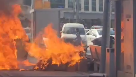 זירת פיצוץ הרכב ברמלה