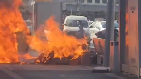 זירת פיצוץ הרכב ברמלה