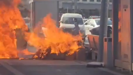 זירת פיצוץ הרכב ברמלה