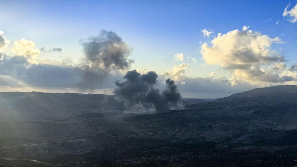 תיעוד לבנוני מהתקיפה במחמודיה