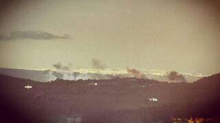 דיווח לבנוני מהתקיפות במטולה תחת הכיתוב "הם לא יחזרו לבתיהם"