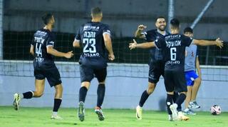 שחקני עירוני טבריה חוגגים