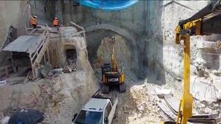 העבודות סמוך לכותל