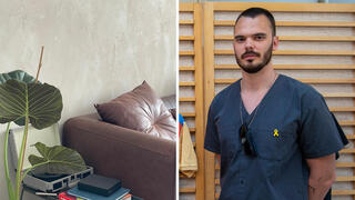 אנדריי קוזלוב מימין, דירתו החדשה משמאל