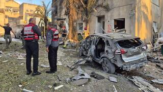 ההרס מהנפילות בקריית ביאליק