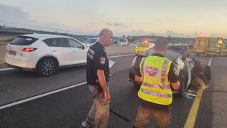 תאונת דרכים אירעה בעת שמיעת אזעקה בכביש 77