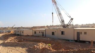 השכונה החדשה ברוחמה עבור חברי קיבוץ כפר עזה