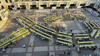 המיצג למען החטופים באירוע של איגוד השחמט