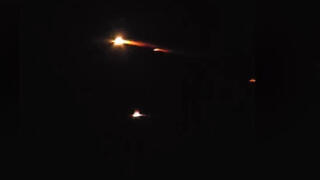 תיעוד יירוט הטיל מתימן