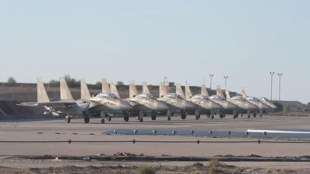 המראת מטוסי F15i לתקיפה וחיסול נסראללה מבסיס חצרים