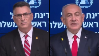 בנימין נתניהו וגדעון סער מודיעים על הצטרפותו של סער לממשלה