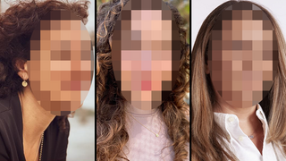 מימין: גלית, נגה וקרן