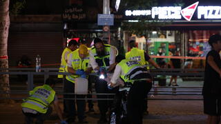 זירת הפיגוע ברחוב ירושלים ביפו