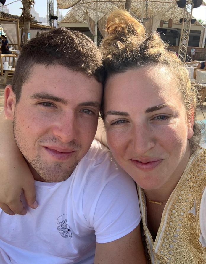 Morielle Lotan and her nephew Adir Mesika 