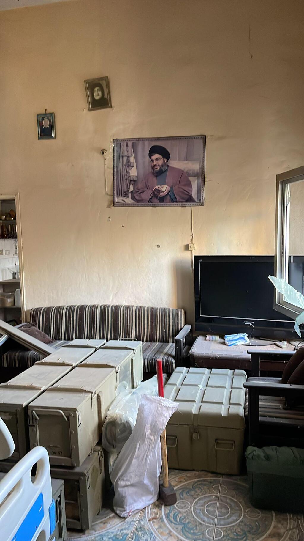 תיעוד מאמצעי לחימה שאותרו בדרום לבנון