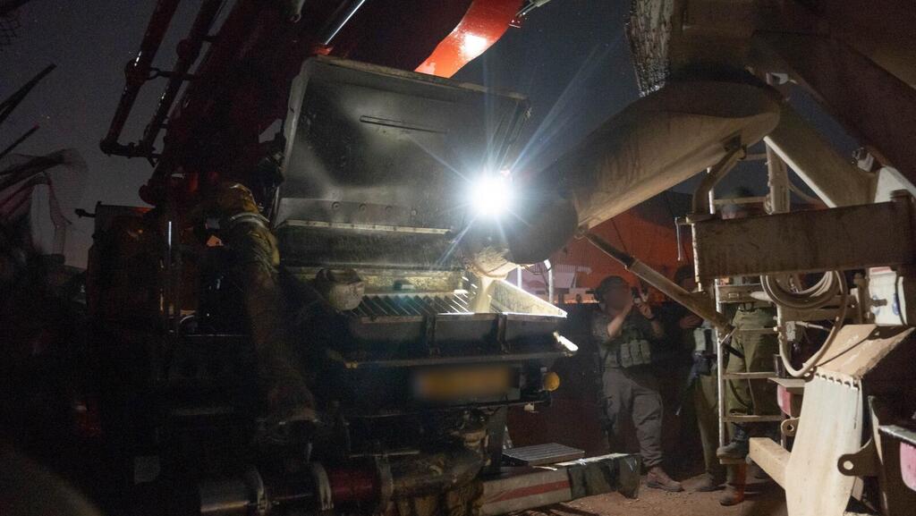 IDF soldiers inside Radwan Force tunnel