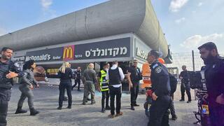 זירת הפיגוע בתחנה המרכזית באר שבע