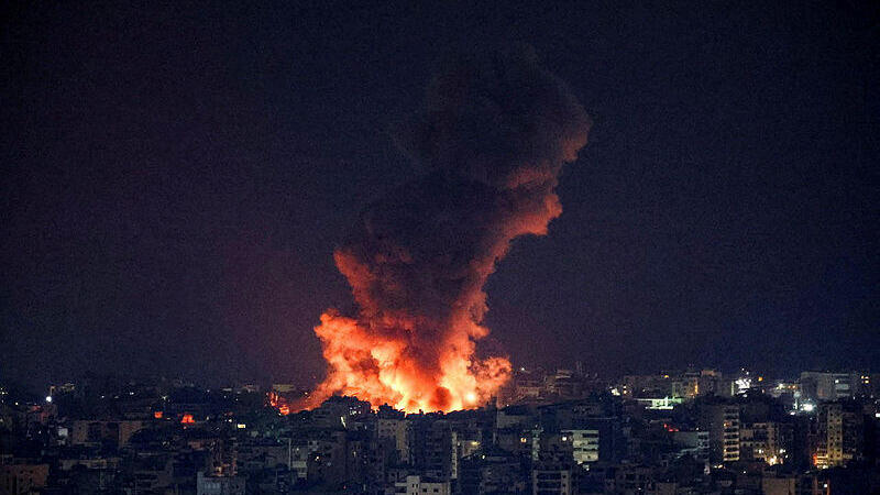 תקיפות של צה"ל ברובע הדאחייה בביירות