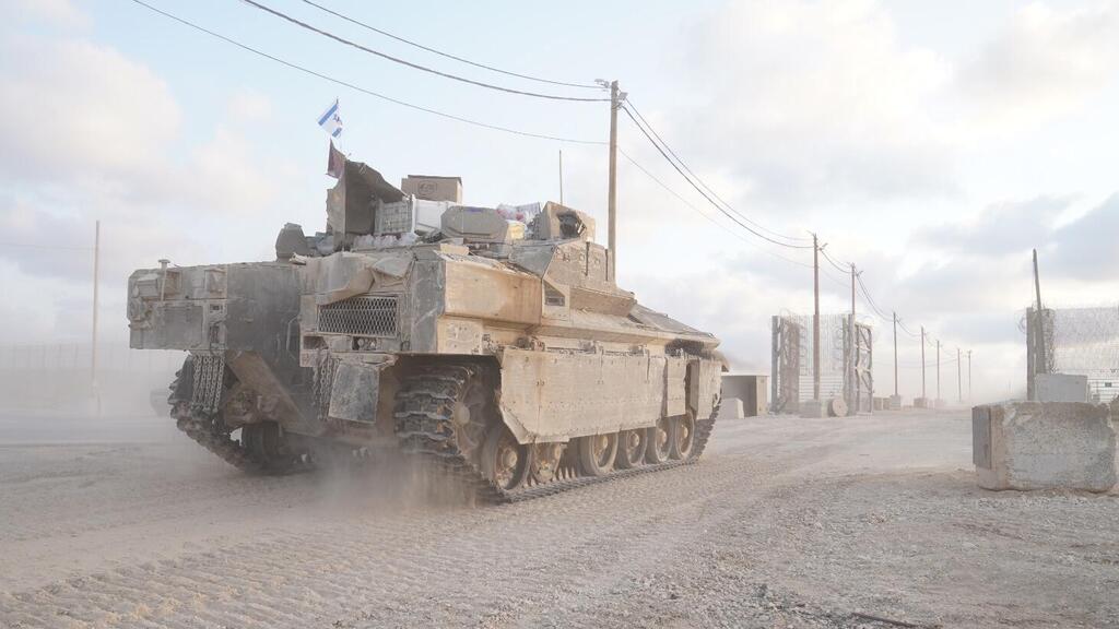 תיעוד: כניסת כוחות אוגדה 162 לצפון רצועת עזה
