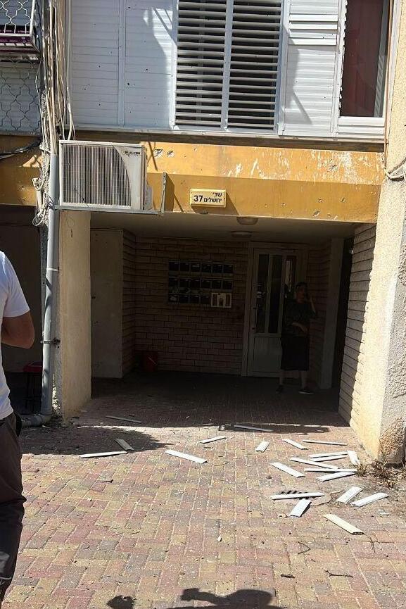 קריית ים: פגיעה בבניינים בשדרות ירושלים בעיר
