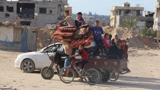 עקורים ברצועת עזה