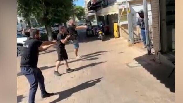 חדרה: רגע נטרול המחבל