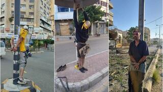 עונש לגנבים שנכנסו לדירות של מפונים בביירות