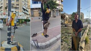 עונש לגנבים שנכנסו לדירות של מפונים בביירות