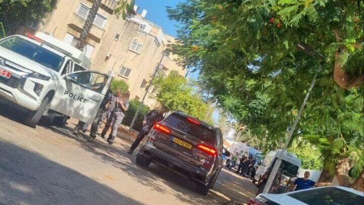 זירת הפיגוע בחדרה