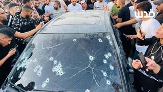 רכבו של עיסאם אל-סלאג', מפקד גדודי אל-אקצא -  ממחנה בלאטה שחוסל על ידי כוחות מיוחדים