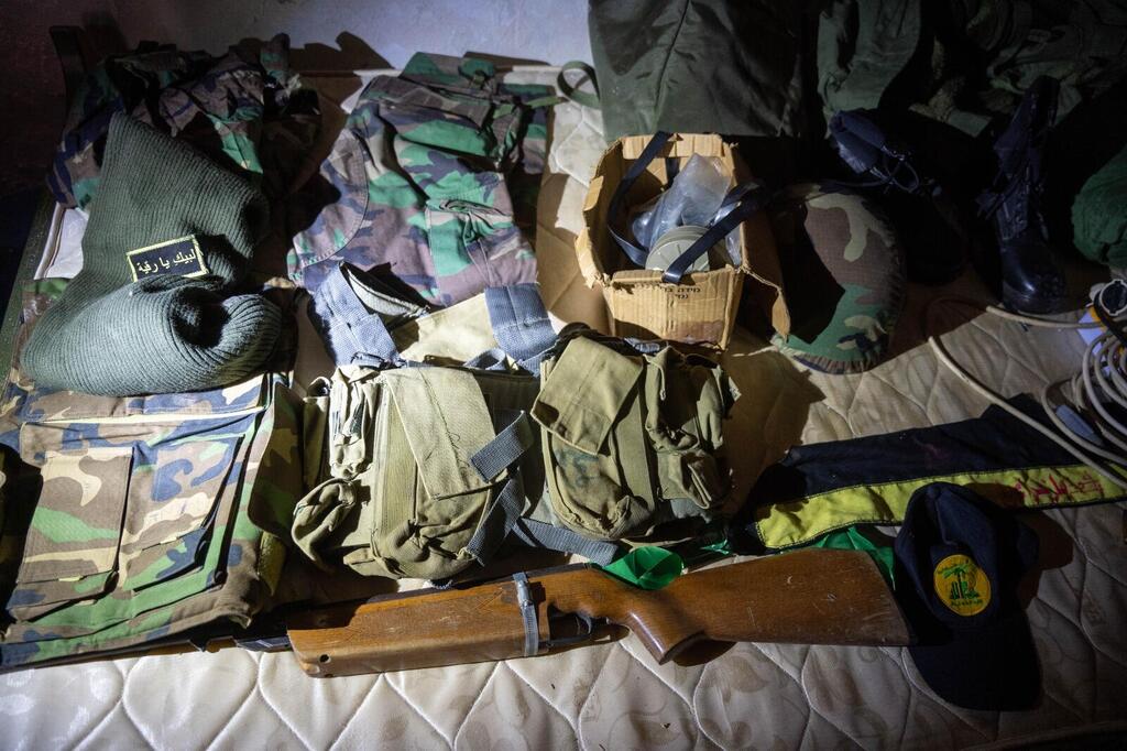 Military equipment found in South Lebanon home 