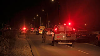 פינוי פצועים מנפילת כטב"ם