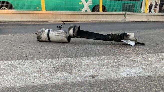 רסיס רקטה בחולון