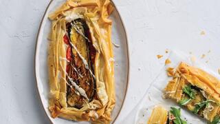 מאפה חצילים על בצק פילו