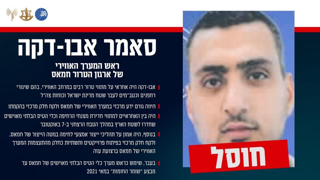  תעודת הזהות של המחבל שחוסל סאמר אבו-דקה