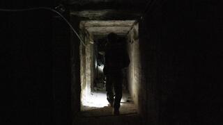  תיעוד מהמנהרה התת-קרקעית באורך 800 מטרים של כוח רדואן שאותרה בדרום לבנון