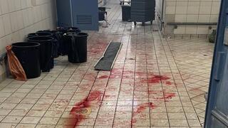 זירת פגיעת הכטב"ם בחדר האוכל בבא"ח גולני