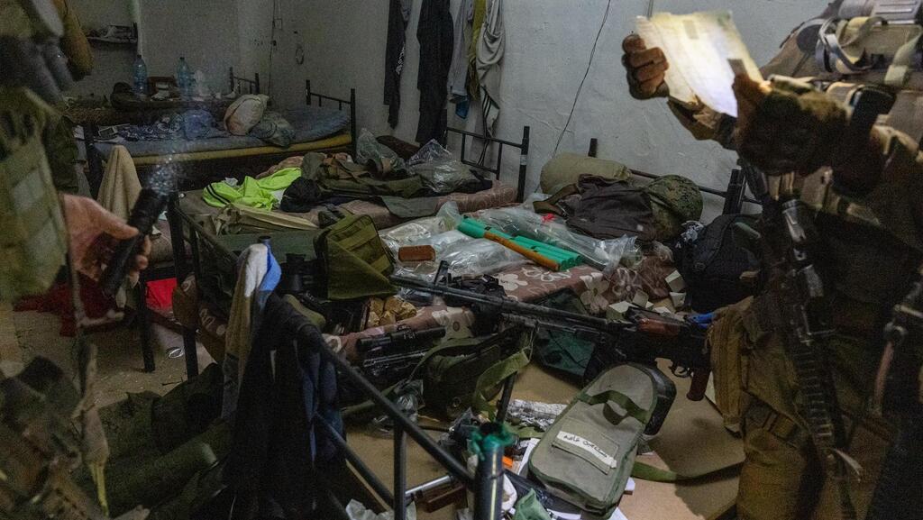 More images have emerged from an underground complex that served as the headquarters of Hezbollah's elite unit, Radwan Force. (Photo: IDF Spokesperson's Unit) פעילות כוחות צה"ל בדרום לבנון - מנהרה תת קרקעית שמצאו הכוחות