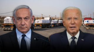  תיעוד מהעברת הסיוע ההומניטרי לצפון הרצועה דרך מעבר 'ארז מערב