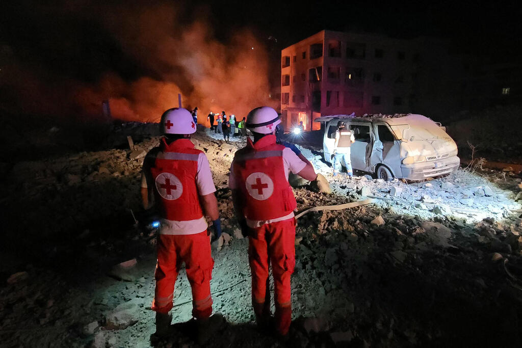 דיווח לבנוני על תקיפה באזור תול באזור א-נבטיה בדרום לבנון