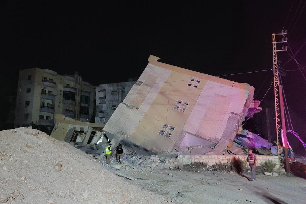 דיווח לבנוני על תקיפה באזור תול באזור א-נבטיה בדרום לבנון