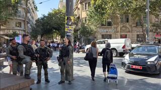 פריסת כוחות מג"ב ברחובות כחלק מהיערכות ביטחונית לרגל חג סוכות