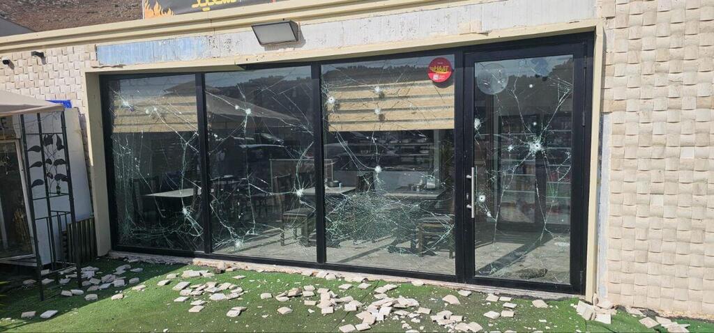 נזקי הנפילה במג'ד אל כרום