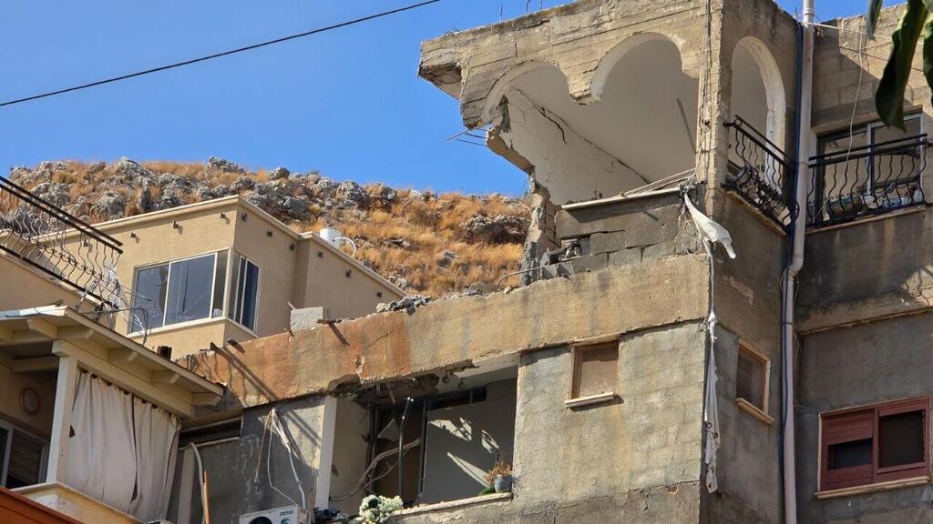 נזקי הנפילה במג'ד אל כרום