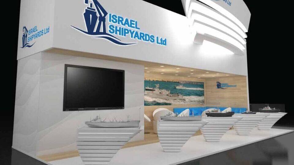 A model of Israel's booth 
