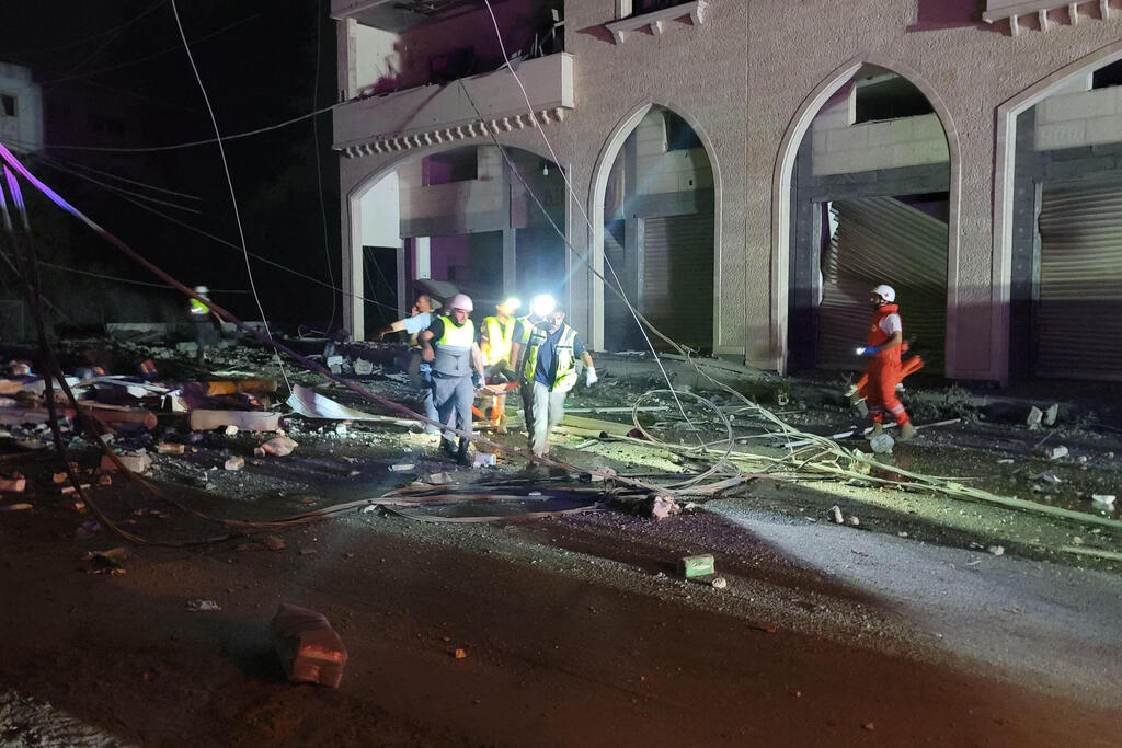 דיווח לבנוני על תקיפה באזור תול באזור א-נבטיה בדרום לבנון