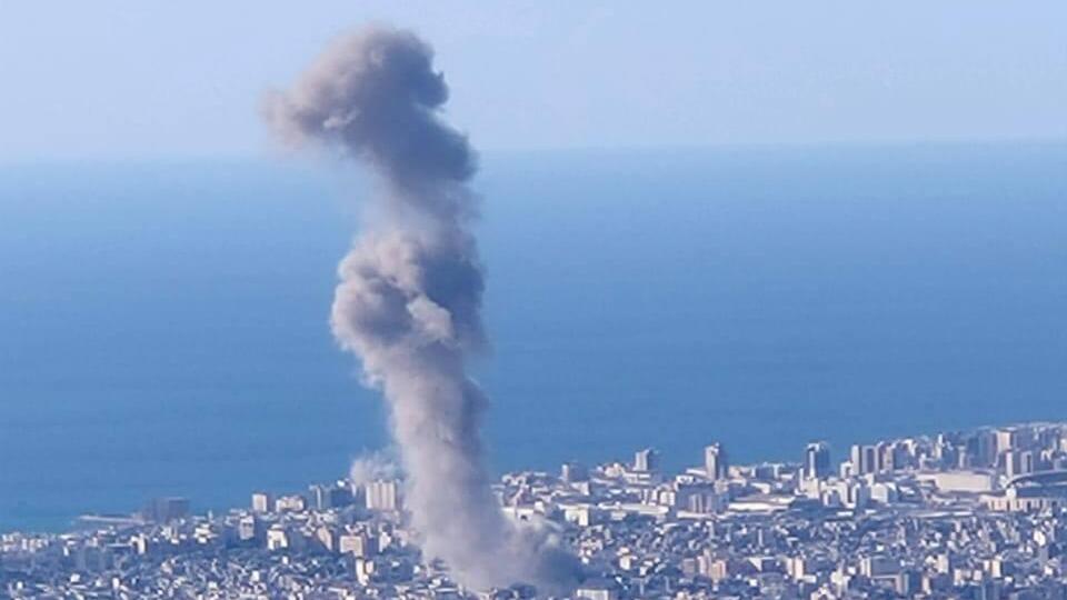 תקיפה בדאחייה בביירות