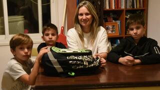 אילנה שמולה וילדיה מקיבוץ עמיר